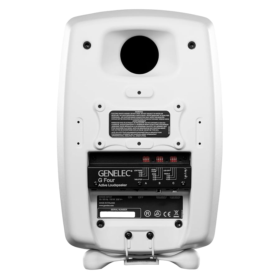 極美品 GENELEC G Four アクティブスピーカー ペア GENELEC G Four (RAWフィニッシュ) ペア 2台 ホームアクティブ